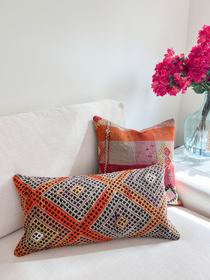 Sunshine II Kilim Pillow (12x24)