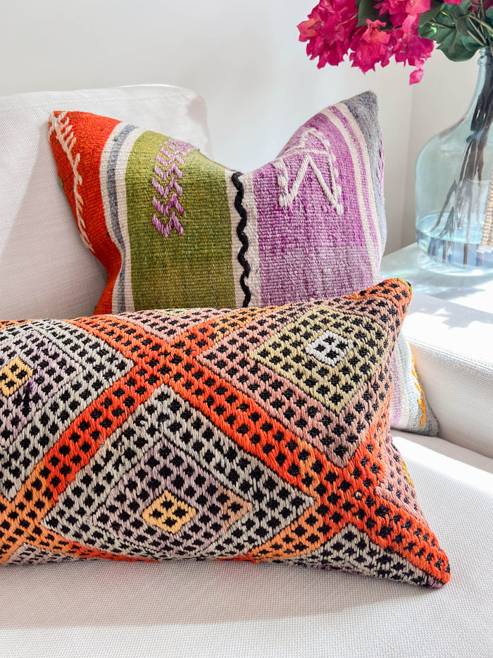 Sunshine II Kilim Pillow (12x24)