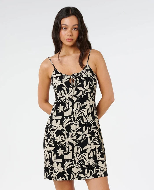 Rip Curl Surf Dreams Rib Mini Dress front view