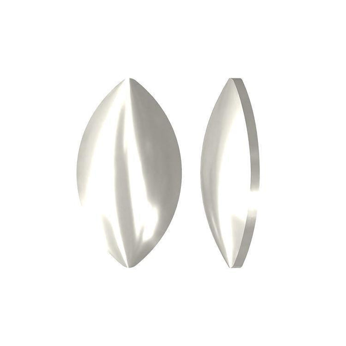 Swarovski Navette Cabochon 2208/4 - Crystal White