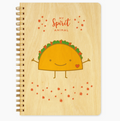 Taco Spirit Animal Wood Journal