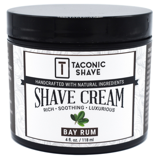 Taconic Shave Bay Rum Shaving Cream 4 oz