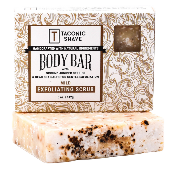 Taconic Shave Exfoliating Scrub All-Natural Body Cleansing Bar 5 oz