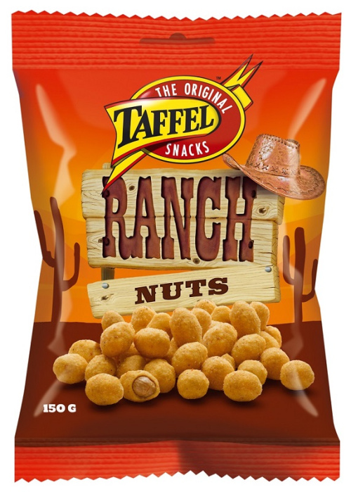 Taffel Ranch Nuts coated peanuts 1 Pack of 150g 5.3oz - Soposopo