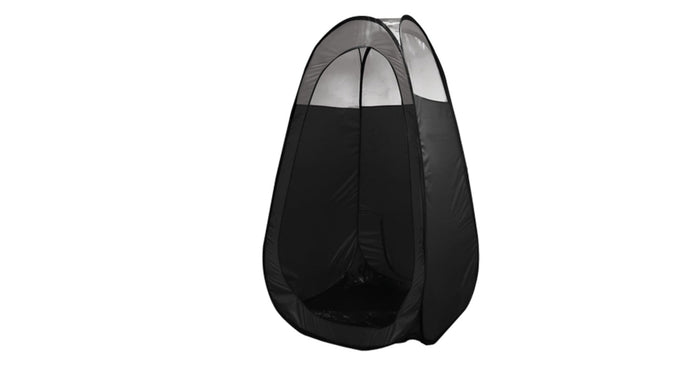 Tan Easy Portable Pop-Up Tent (black & 1/3 clear)