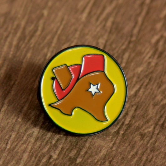 Texas-ees Enamel Pin