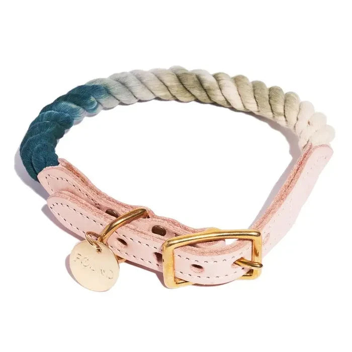 The Catskill Ombre Cotton Rope Collar