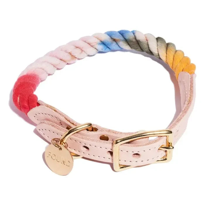 The Henri Ombre Cotton Rope Collar