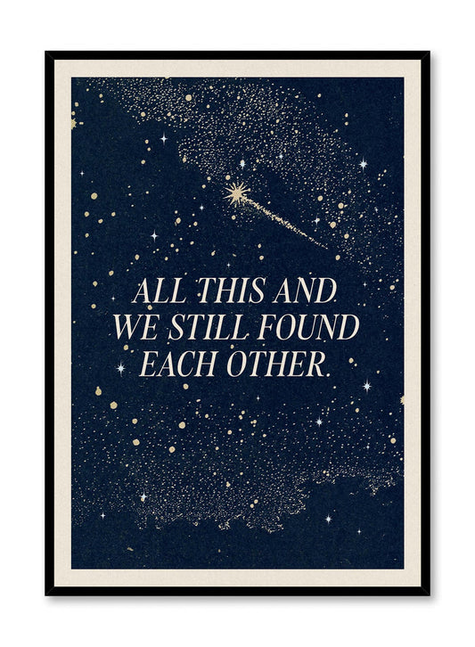 The Stars Aligned, Poster