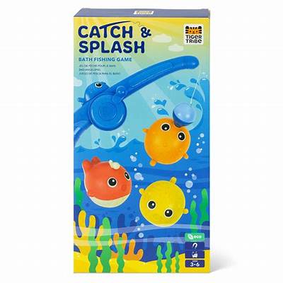 Tiger Tribe Catch & Splash Bath Fishing Game
