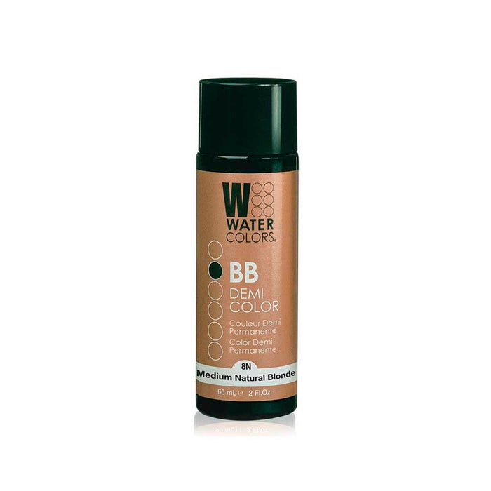 Tressa Watercolors BB Demi Permanent Hair Color 8N Medium Natural Blonde / N- Natural / 8 Professional Salon Products