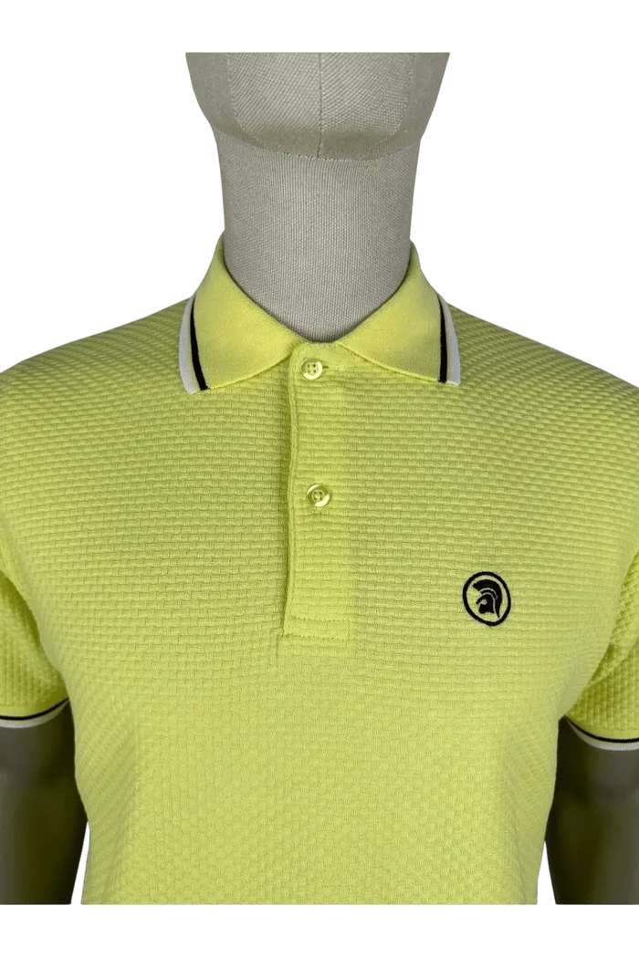 TROJAN Twin Tipped Textured Polo