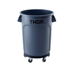 TRUST® Commercial Thor Round Bin Dolly - Single - TEM IMPORTS™