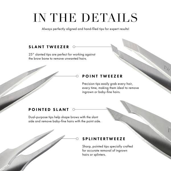 Tweezerman Slant Tweezer - Signature Red
