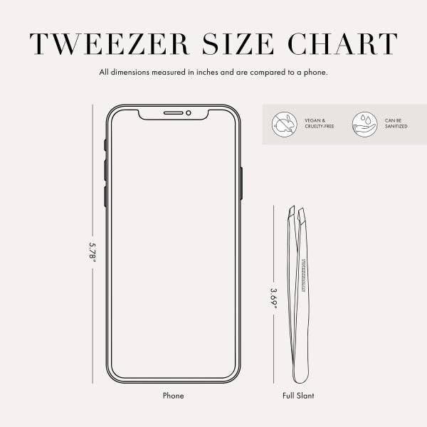 Tweezerman Slant Tweezer - Signature Red