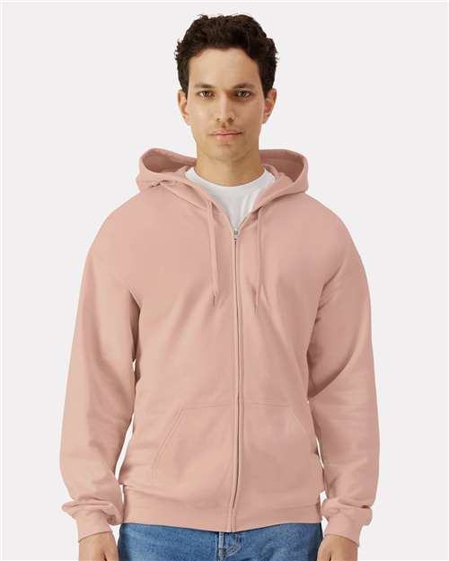 Unisex Softstyle® Full-Zip Hooded Sweatshirt