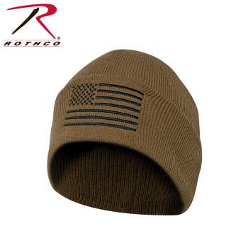 US Flag Embroidered Watch Cap