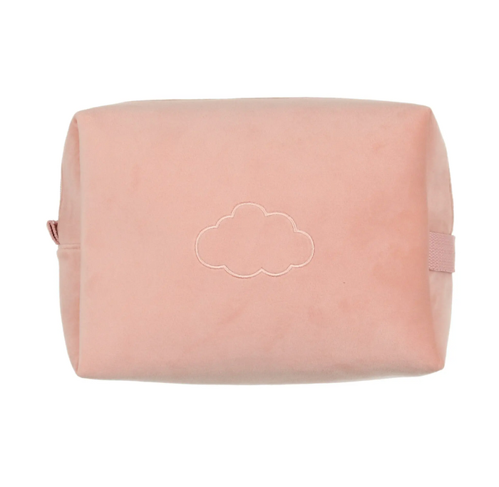 Velour Travel Case-Dusty Pink
