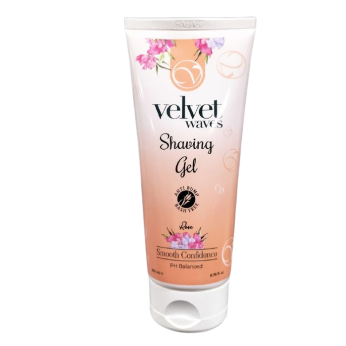 Velvet Waves Shaving Gel – Rose – 200ml