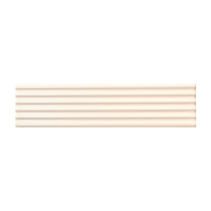 Vibes Quilt Glossy Niveo 6.2x25 Tile Sartoria By Terratinta