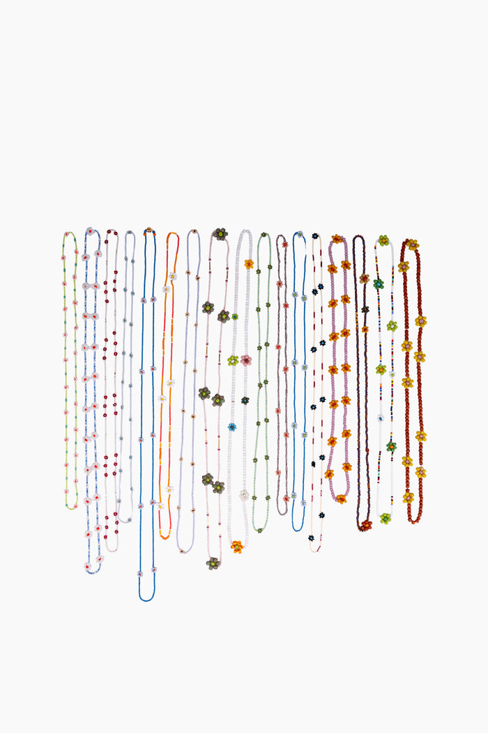 Vintage Beaded Daisy Chain | Long