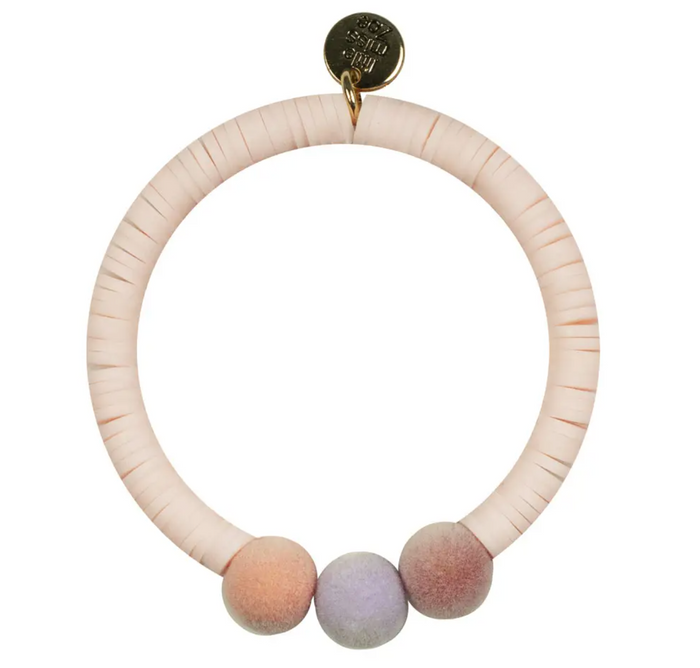 Vinyl Ball Kids Bracelet - White