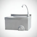 Wall Mounted Stainless Steel Sink Hotel Equipments Knee operate Hand Wash Sink