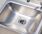 Wall Mounted Stainless Steel Sink Hotel Equipments Knee operate Hand Wash Sink