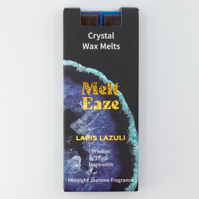 Wax melts bar Jasmine fragrance with Lapis Lazuli gemstone chips