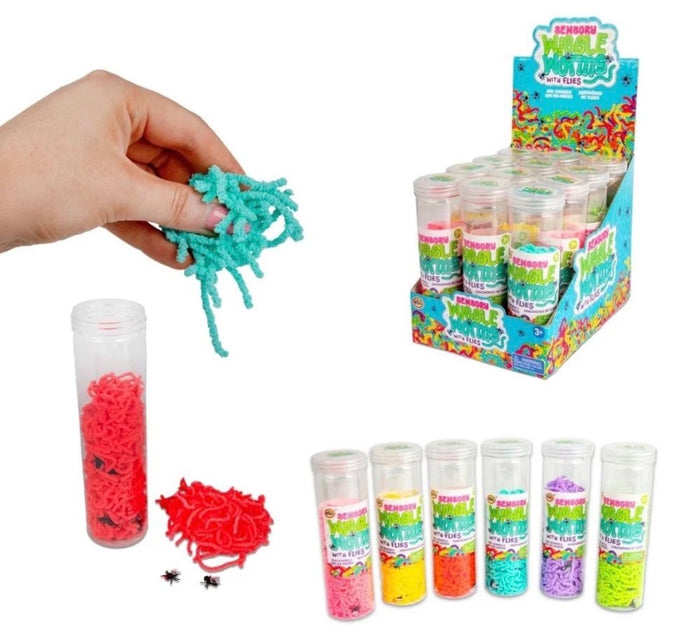 Wiggle Worm Squishy Fidget Toy x1