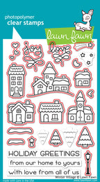 winter village lawn cuts