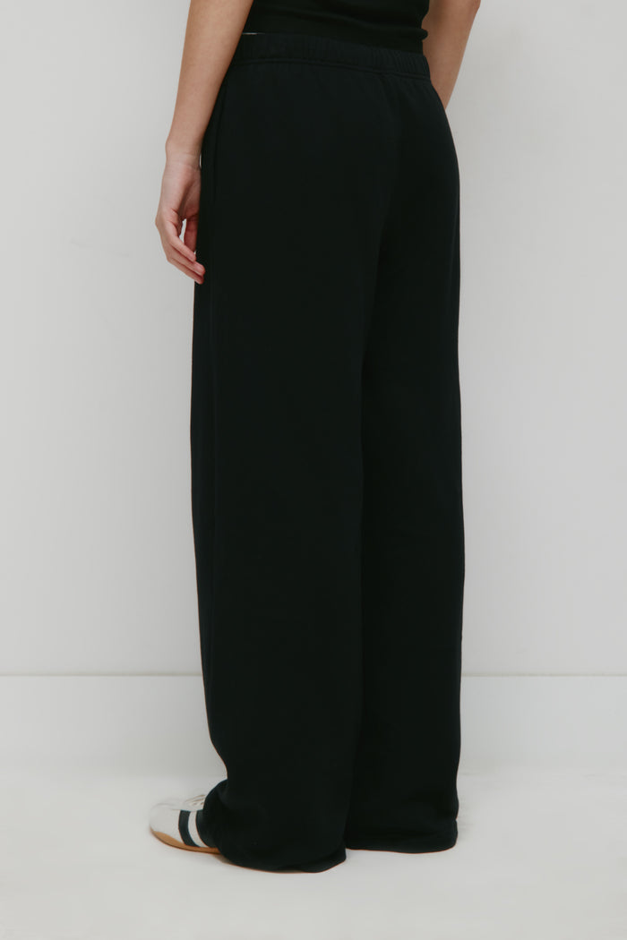 Women's Essential Straight Sweatpant in Black