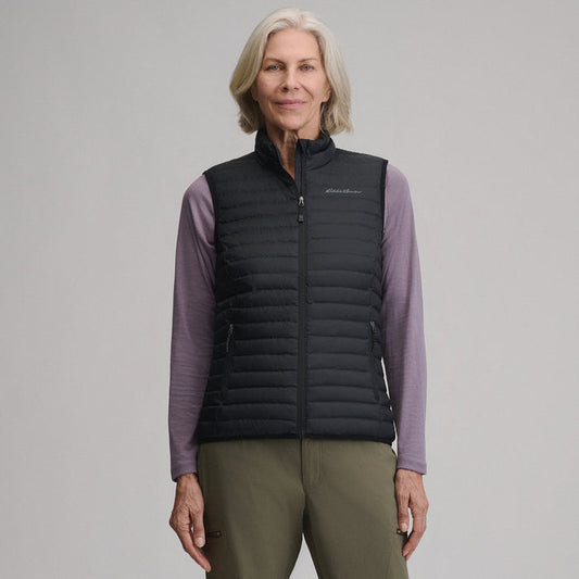 Women's Microlight Down Vest-Onyx-1