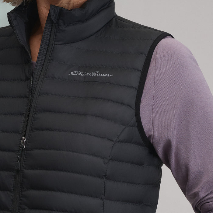 Women's Microlight Down Vest-Onyx-3