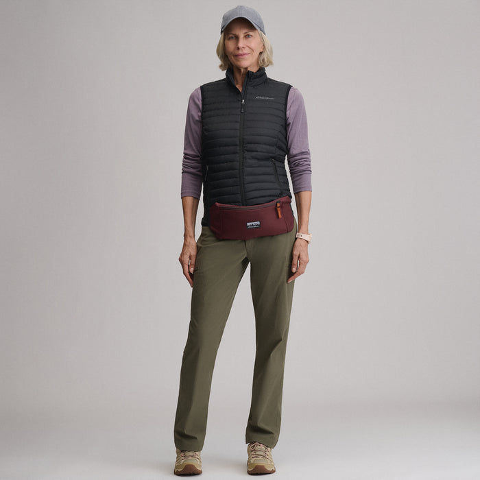 Women's Microlight Down Vest-Onyx-4