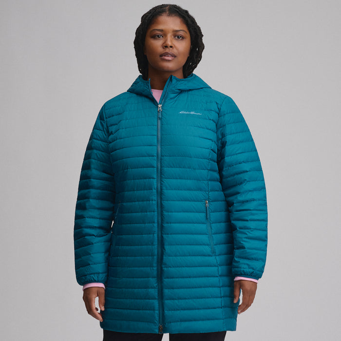 Women's Microlight Parka-Meridian Blue-1