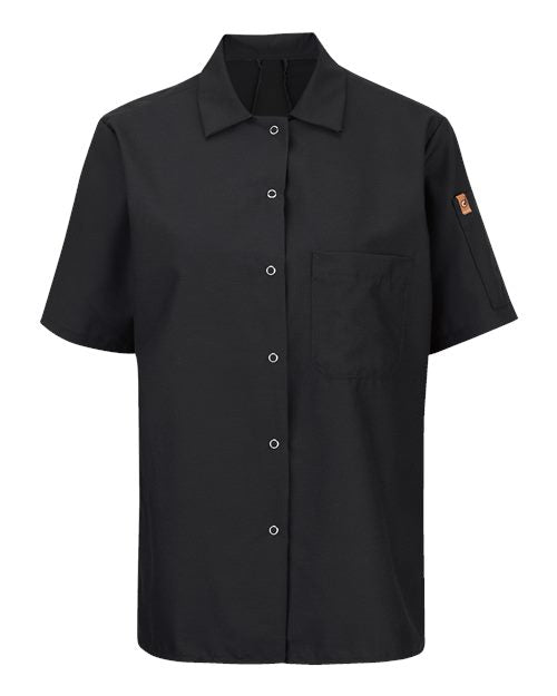 Women's Mimix™ Short Sleeve Cook Shirt with OilBlok