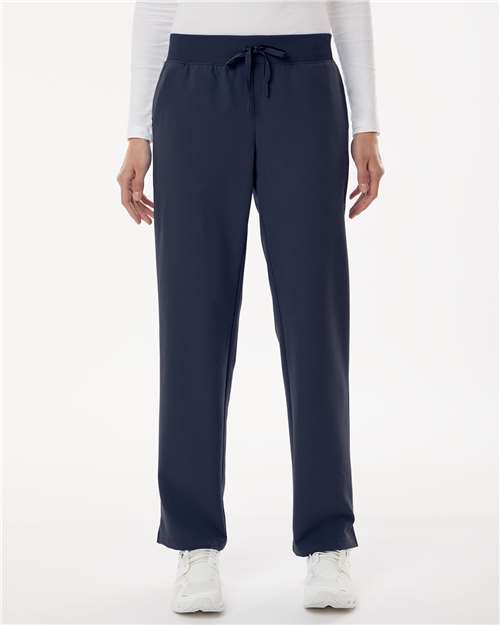Women's Petite Sizes Xenos Essential Knit-Waist Scrub Pants