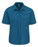 Women's Poplin Airflow Cook Shirt with OilBlok