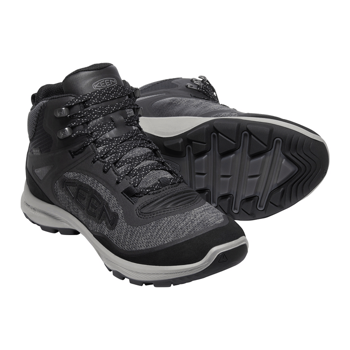 Women's Terradora Flex Mid Waterproof Black Steel Grey