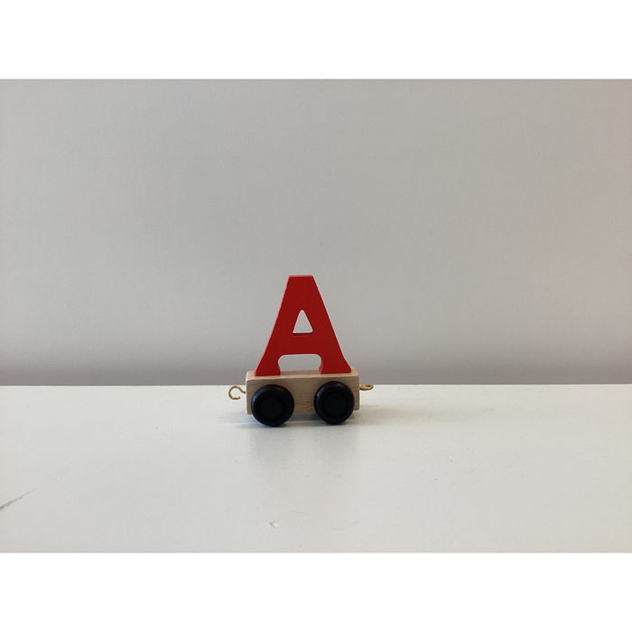 Wooden Name Train Letter A