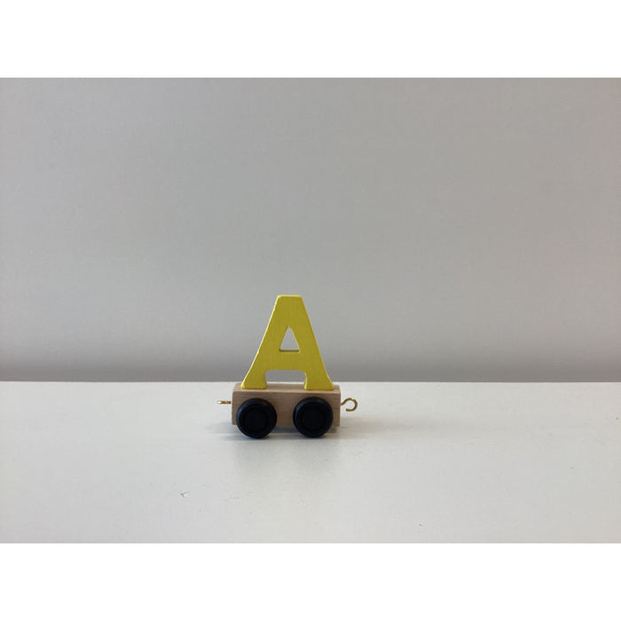 Wooden Name Train Letter A