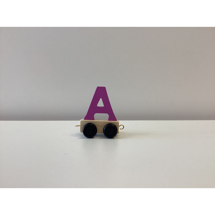 Wooden Name Train Letter A