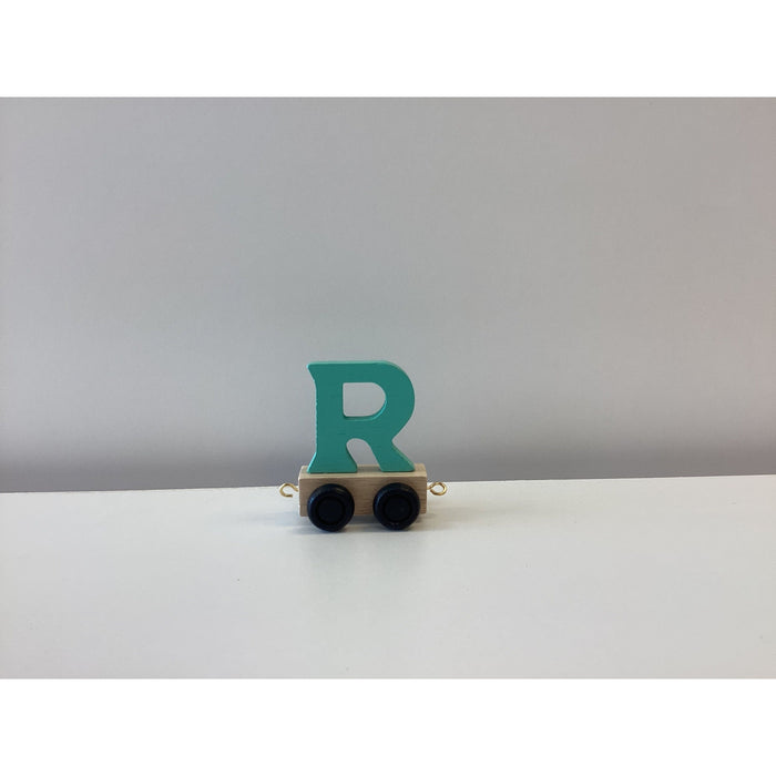 Wooden Name Train Letter R