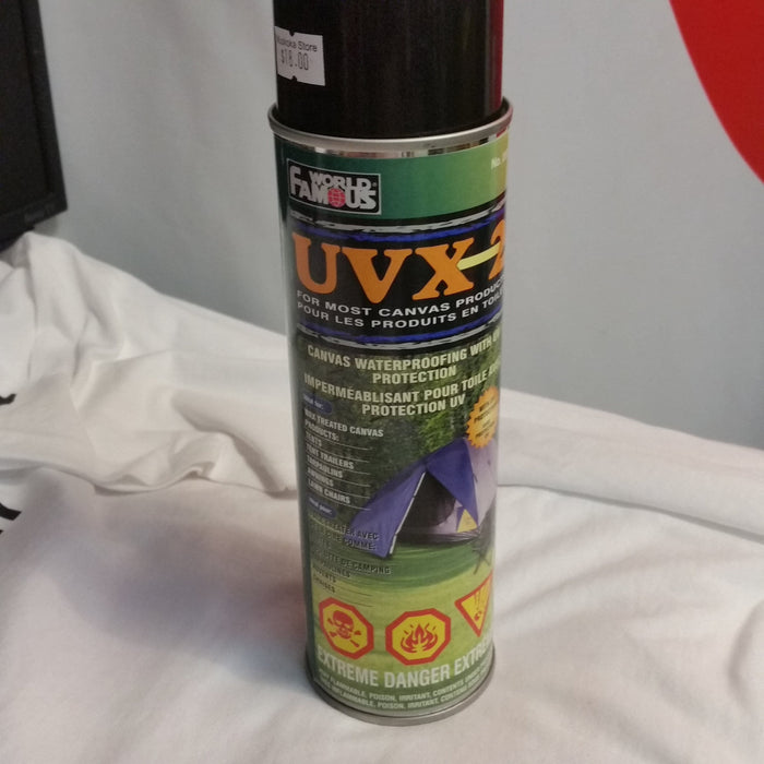 World Famous UVX-2 Canvas Waterproofing Spray 350g