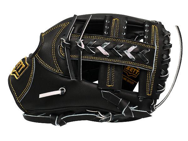 ZETT Pro Japan Steerhide 11.75 inch Infielder Glove - Black #4