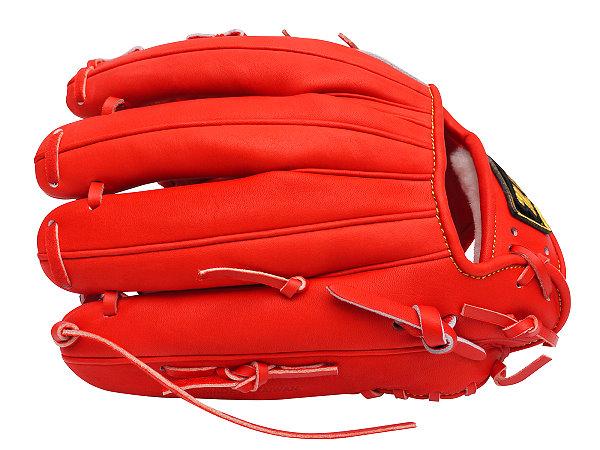 ZETT Pro Japan Steerhide 11.75 inch Infielder Glove - Red #5