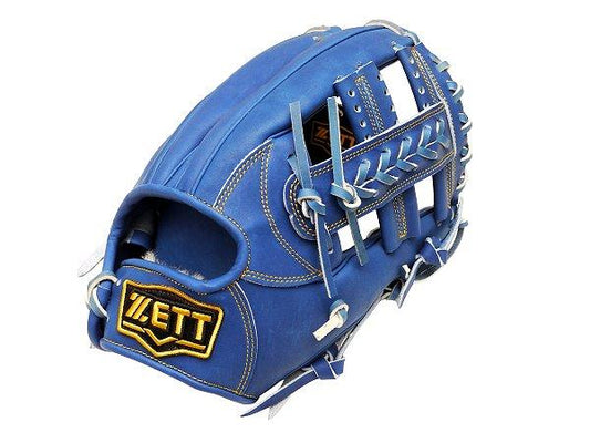 ZETT Pro Japan Steerhide 11.75 inch Infielder Glove - Royal #1