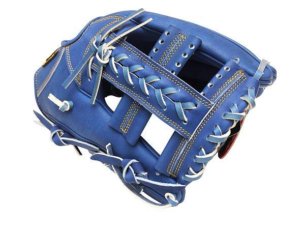 ZETT Pro Japan Steerhide 11.75 inch Infielder Glove - Royal #2